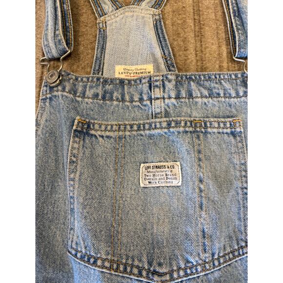 Levis Womens Denim Overalls Medium - Picture 4 of 15
